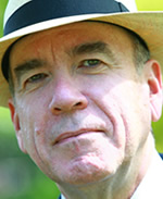Richard Lariviere wearing his trademark hat