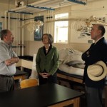 Craig Young, director of the Oregon Institute of Marine Biology in Charleston, showed us around the beautiful facility.
